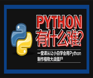 Python3.6入门到项目实战视频自学教程(102课)