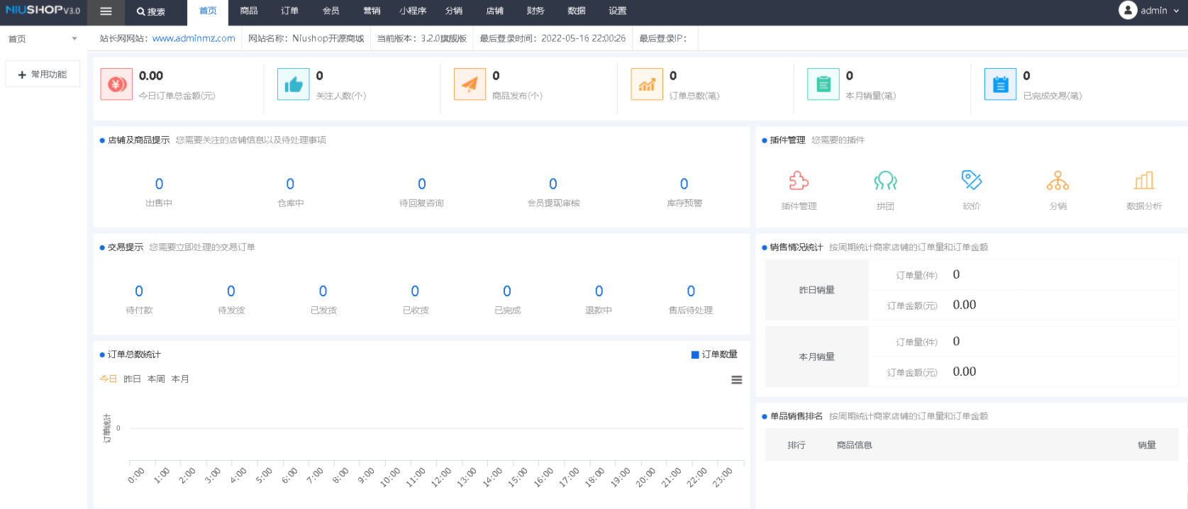 NIUShop-B2C单商户旗舰版商城源码